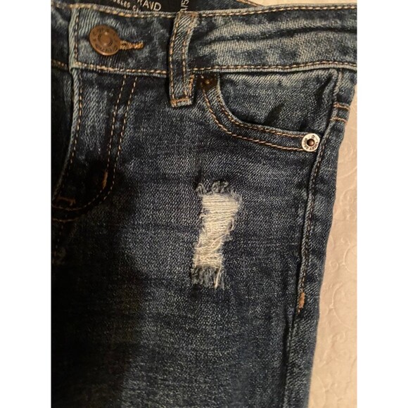 Girls Lucky Brand Distressed with holes Jeans Zoe Skinny 4 / 5 Denim - Picture 4 of 8